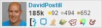 profile for DavidPostill on Stack Exchange, a network of free, community-driven Q&A sites