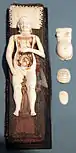 Anatomical model of a pregnant woman; Stephan Zick (1639–1715); 1700; Germanisches Nationalmuseum