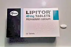 Pfizer's Lipitor 40mg