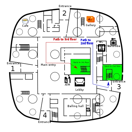 Gallery (ground floor)