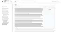 Showing additional visual separation of interface regions using lines