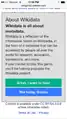 More info/about Wikidata screen