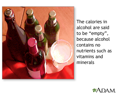 Alcohol and diet Alcohol and diet