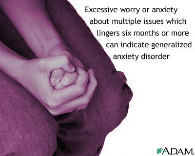 Generalized anxiety disorder Generalized anxiety disorder