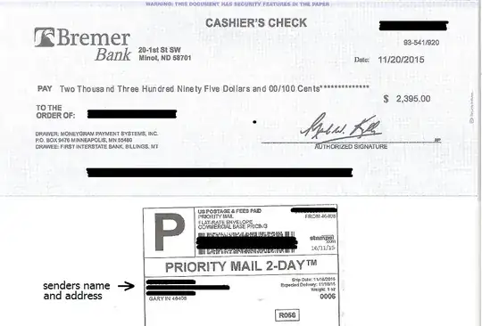cashiers check