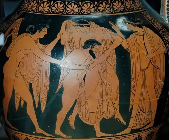 Tityos Leto Louvre