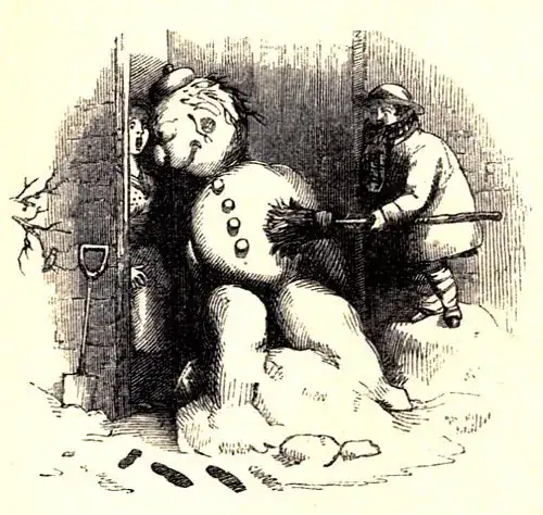 The Snowman Trick (1950), illustration by Luke Limner, Esq. (via Abaculi)