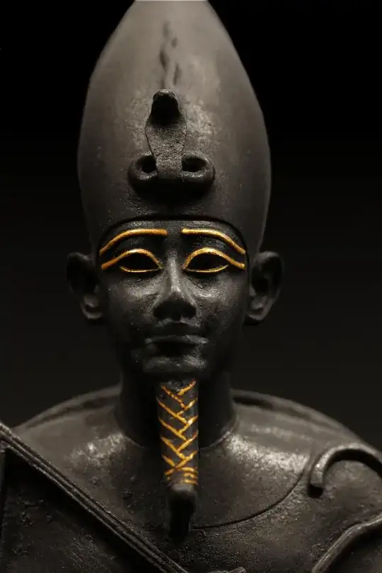 Osiris the Lord of Perfect Black