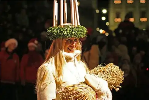 St.Lucy in Procession
