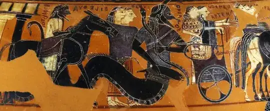 Procession of Deities at Wedding of Peleus & Thetis