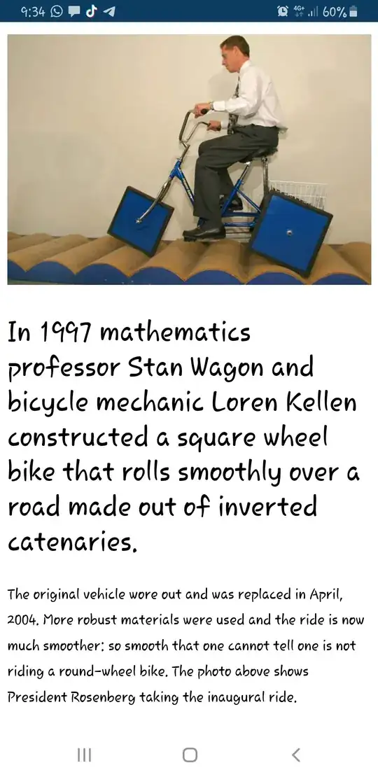 Square wheels