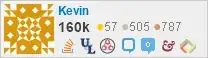 profile for Kevin on Stack Exchange, a network of free, community-driven Q&A sites