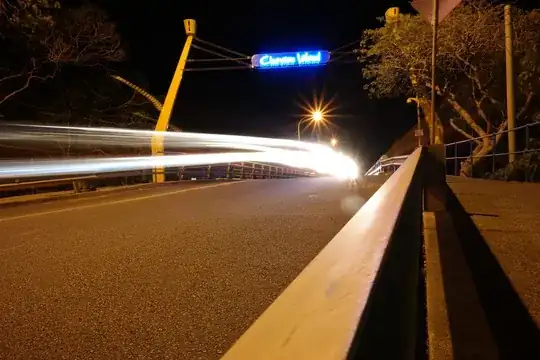 Camera facing oncoming traffic