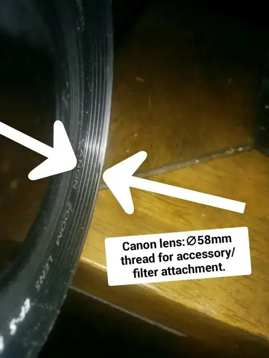 ∅58mm Camera Thread