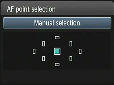 AF Point Selection Screen