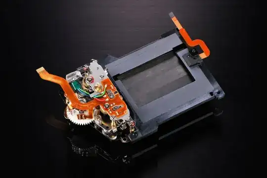 Nikon D800 shutter assembly