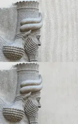 statue moiré