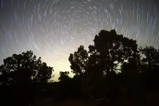 Star trails