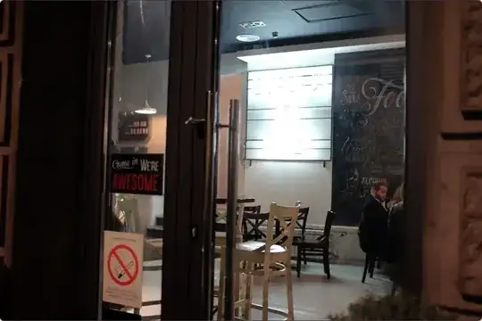 bar at night