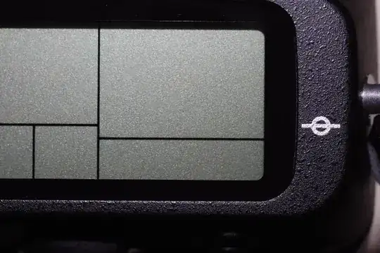 Pentax K-5 top-plate LCD and image plane indicator