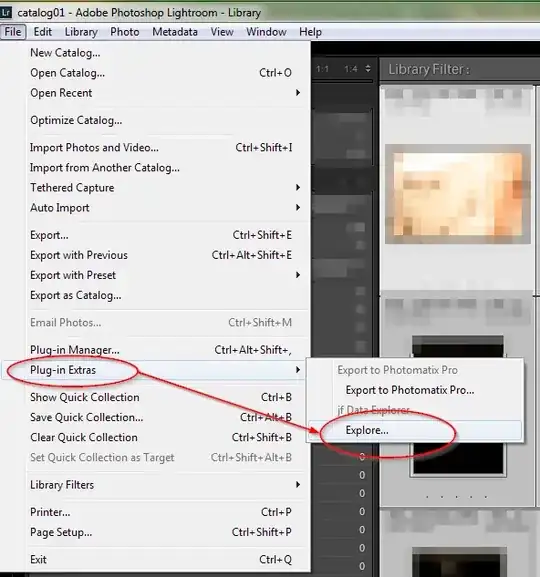 LR file menu