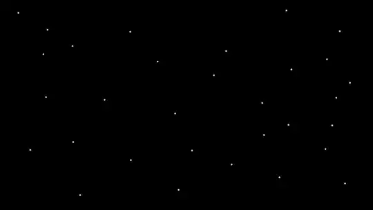 fake stars on a black background
