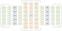 Group D AF array: 61 points, 31 cross-type, 1 dual cross-type