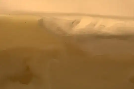 Dust shows up