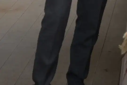 Tiles behind the couple seem in focus