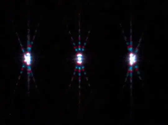Bahtinov mask focus example