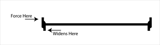 Image showing the effect of flex on a filter.