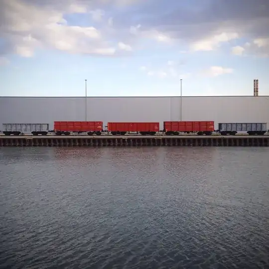 Freight cars at Hannover Nordhafen