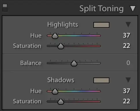 Split Toning in the Lightroom Develop module