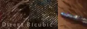 Direct vs. Bicubic Upscaling