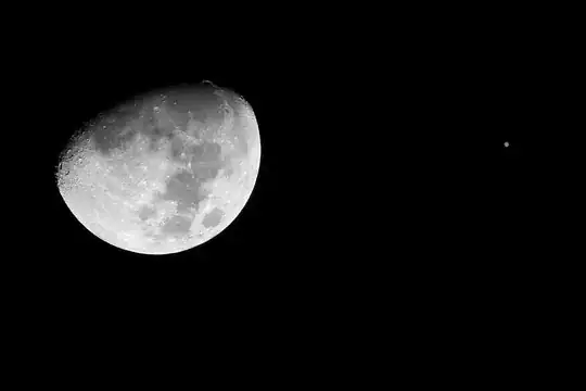 Moon + Jupiter