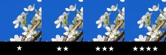 Demonstration of Pentax's four JPEG quality levels, with white flowers