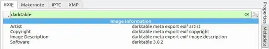 digikam metadata tab