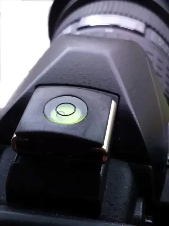 flash hot-shoe cover bubble level