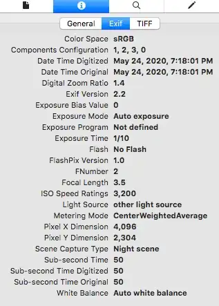 EXIF data