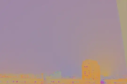 20 second exposure, normalized colors