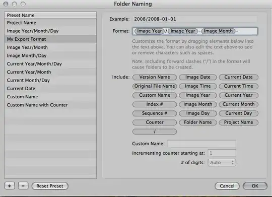 Subfolder Naming Dialog