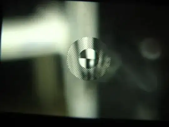 Manual focussing with focusing screen