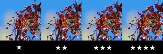 Demonstration of Pentax's four JPEG quality levels, with red flowers