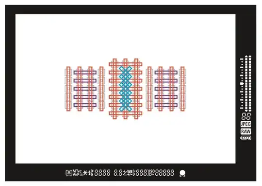 Canon EOS-1D X AF array