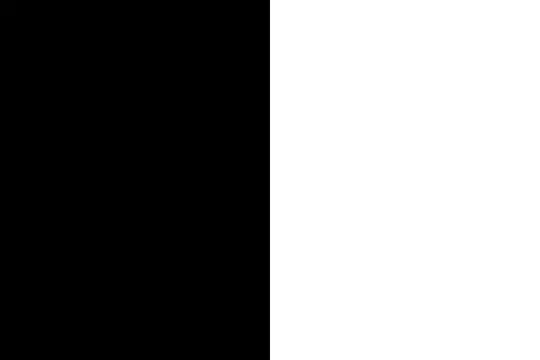 black and white