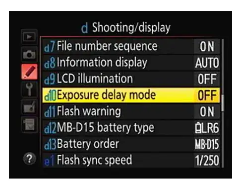 http://www.dummies.com/photography/cameras/nikon-camera/off-the-dial-shutter-release-features-of-the-nikon-d7100/