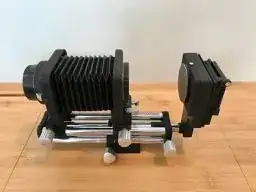 Nikon PB-4 bellows with PS-4 slide copy adapter