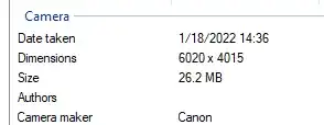 Image property