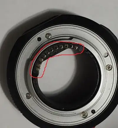 here that chip marked by red color