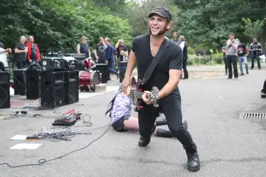 Purple Pam and the Flesh Eaters Bass Player, Tompkins Square Park